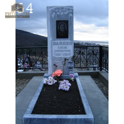 Памятник из мрамора стандарт 64 — ritualum.ru